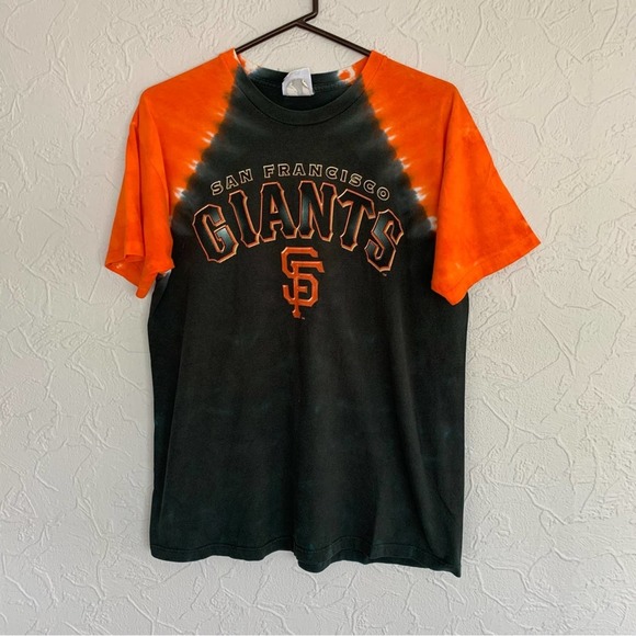 MENS VINTAGE LIQUID BLUE SAN FRANCISCO GIANTS TYE DYE SHIRT SIZE LARGE NICE - Picture 1 of 5